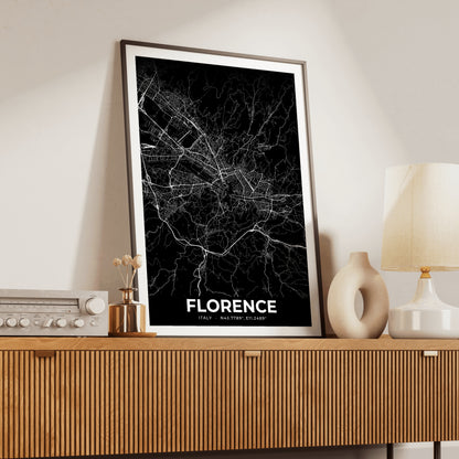 Florence Elegant Map Poster
