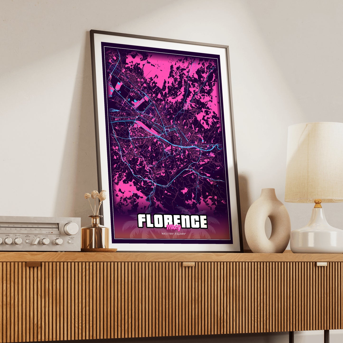 Florence GTA Map Poster