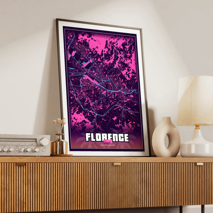 Florence GTA Map Poster
