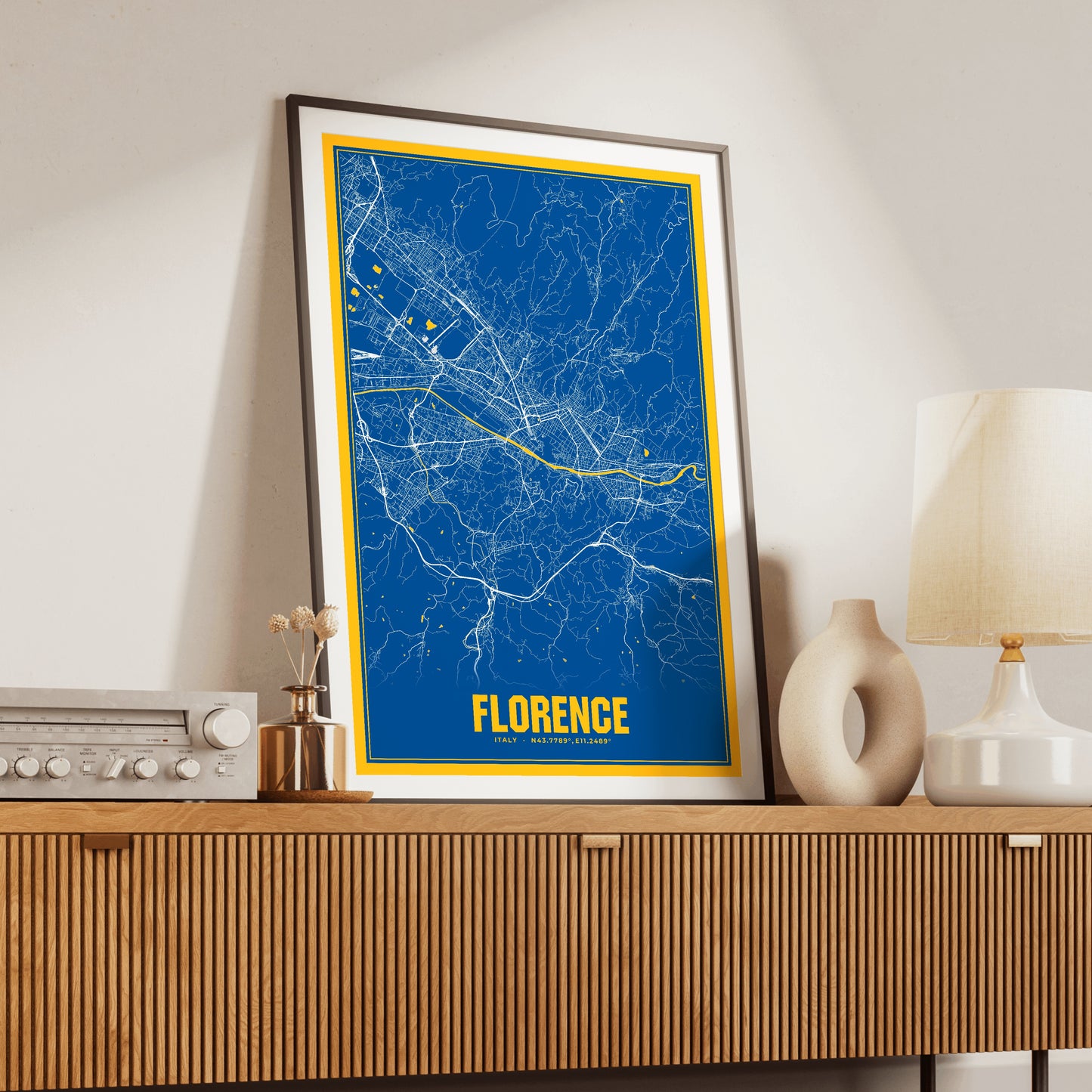Florence Blockbuster Map Poster
