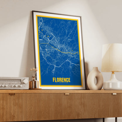 Florence Blockbuster Map Poster