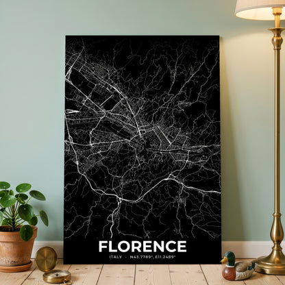 Florence Elegant Map Poster