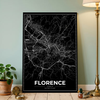 Florence Modern Map Poster