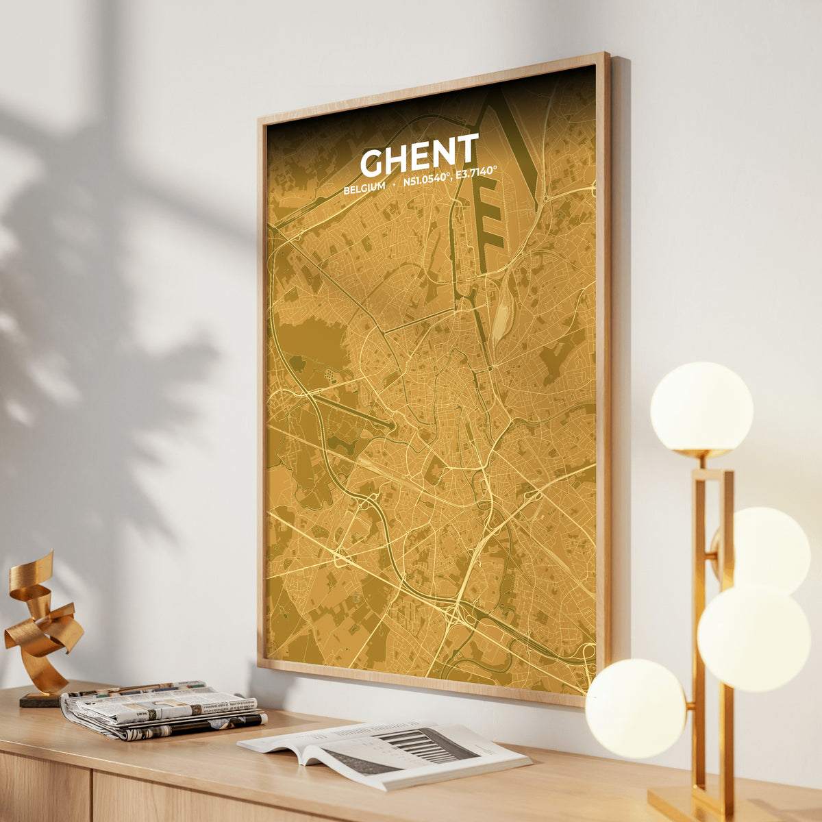 Ghent Forge Map Poster