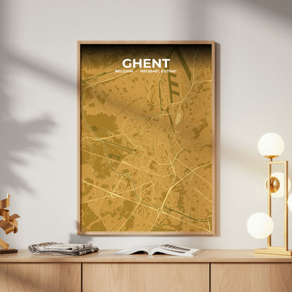 Ghent Forge Map Poster