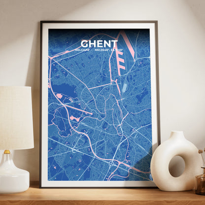 Ghent Candy Map Poster
