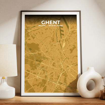 Ghent Forge Map Poster