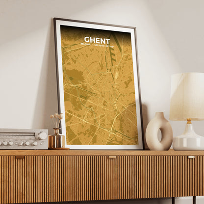 Ghent Forge Map Poster