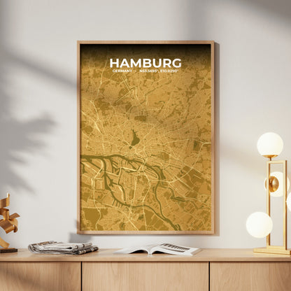 Hamburg Forge Map Poster
