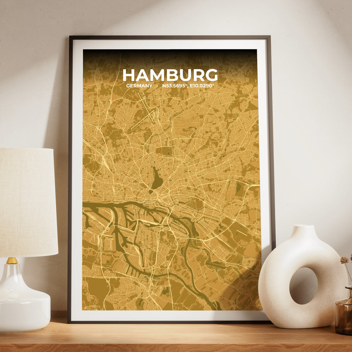 Hamburg Forge Map Poster