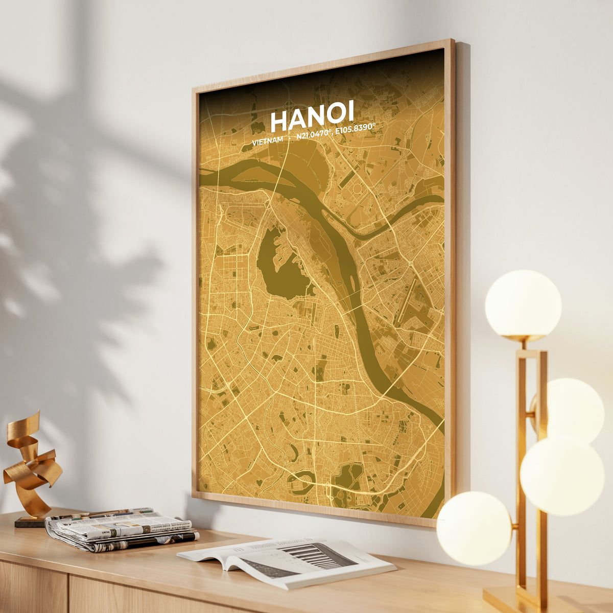 Hanoi Forge Map Poster