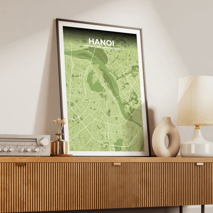 Hanoi Grove Map Poster