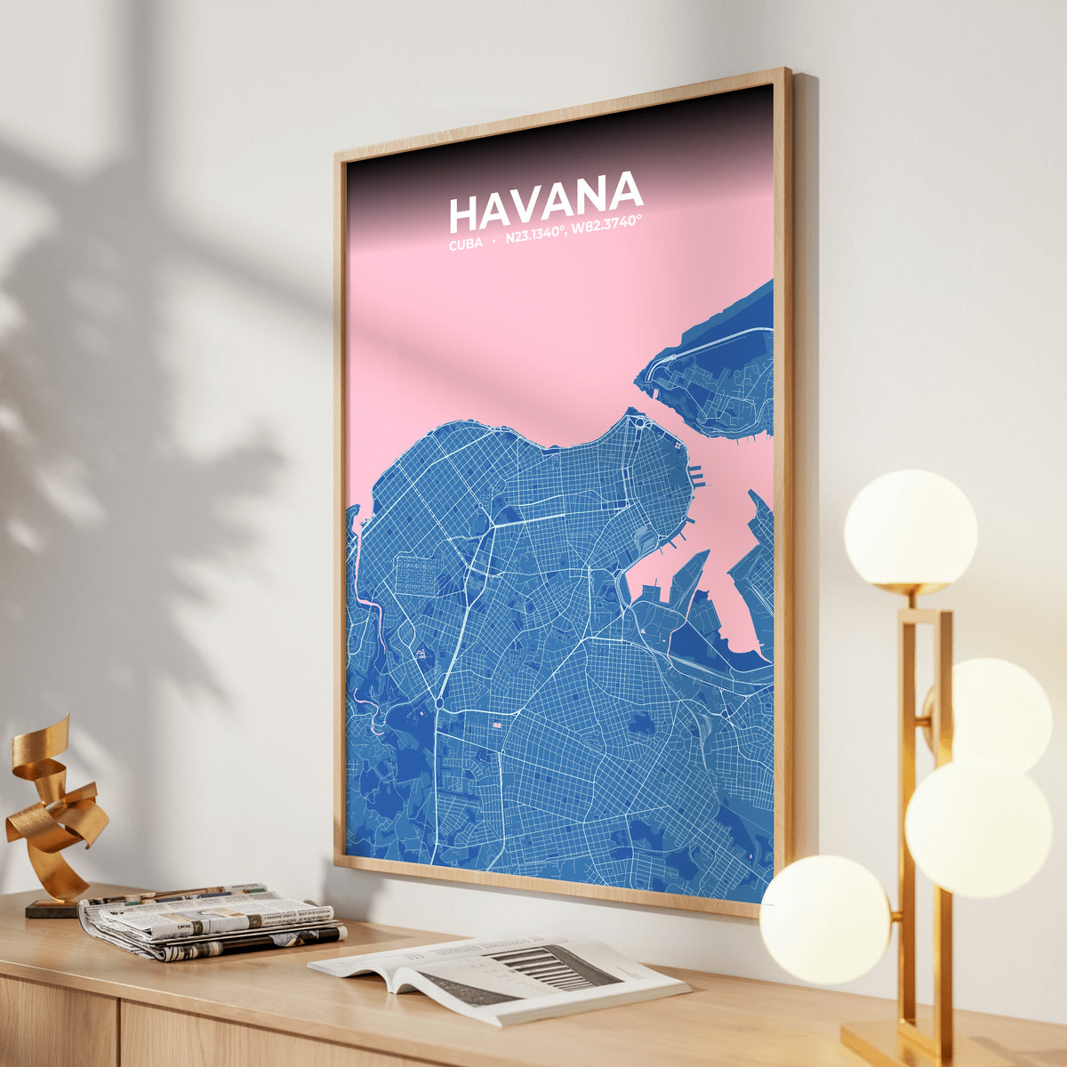 Havana Candy Map Poster