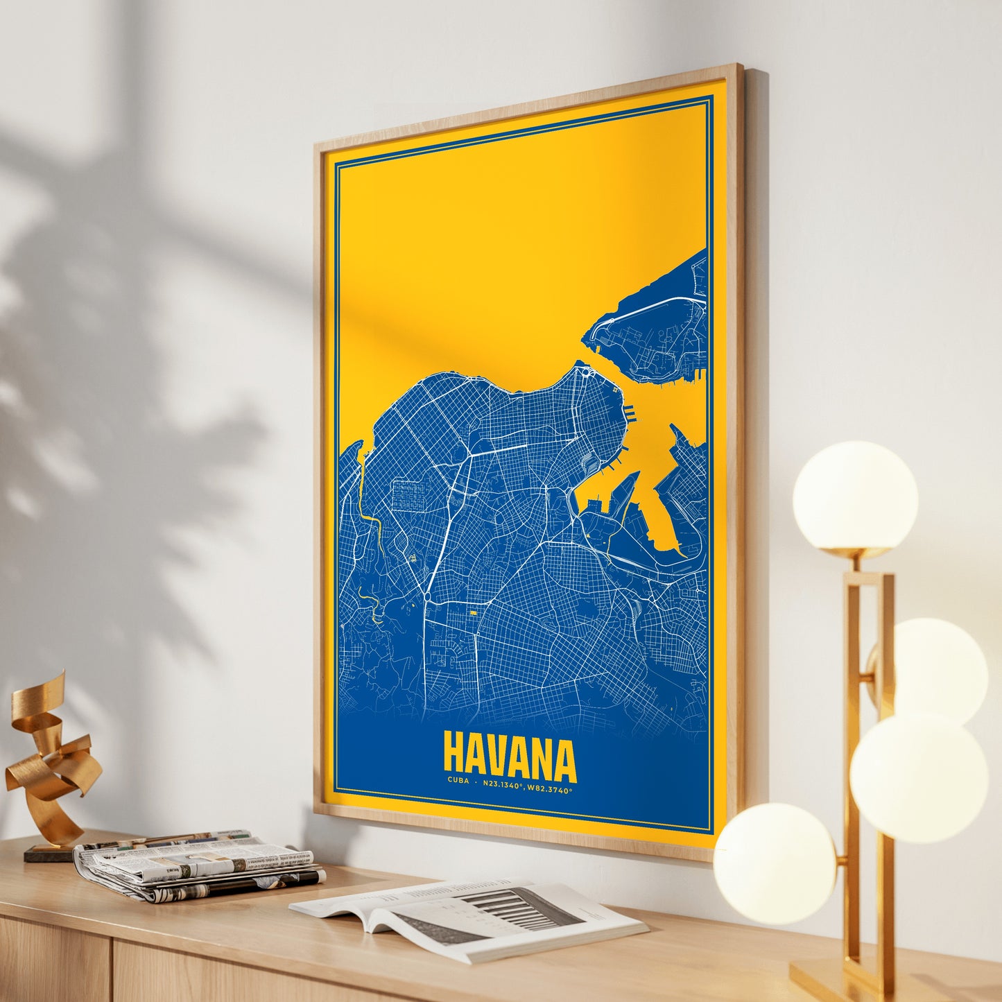 Havana Blockbuster Map Poster