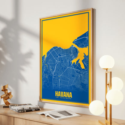 Havana Blockbuster Map Poster