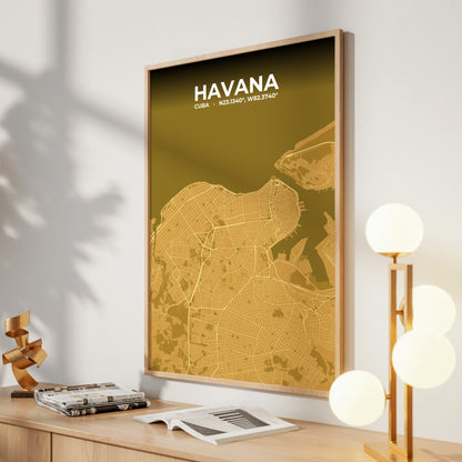 Havana Forge Map Poster