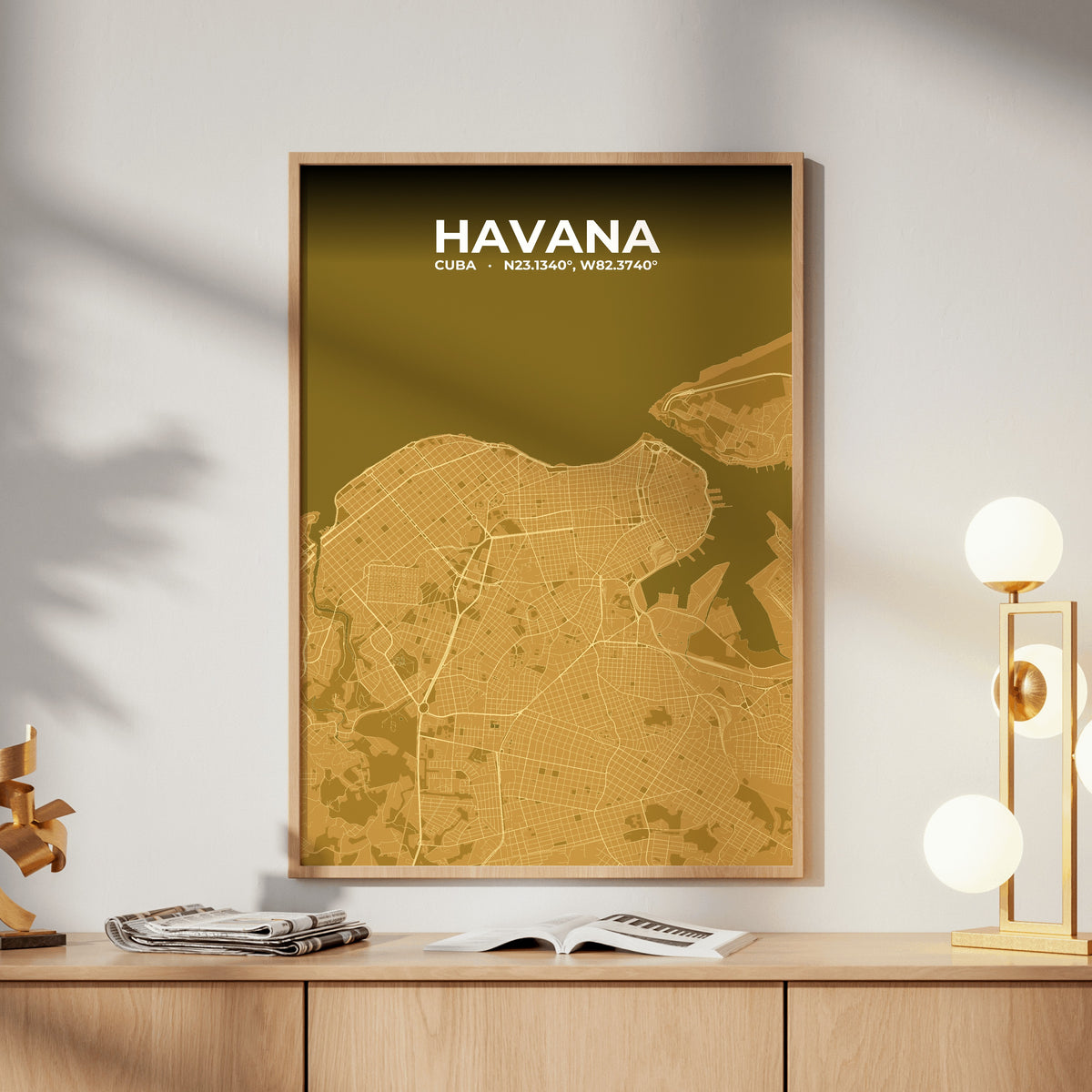Havana Forge Map Poster