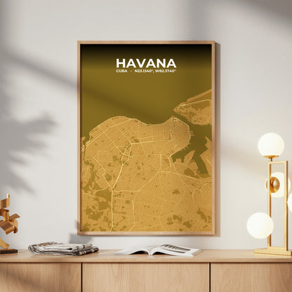 Havana Forge Map Poster