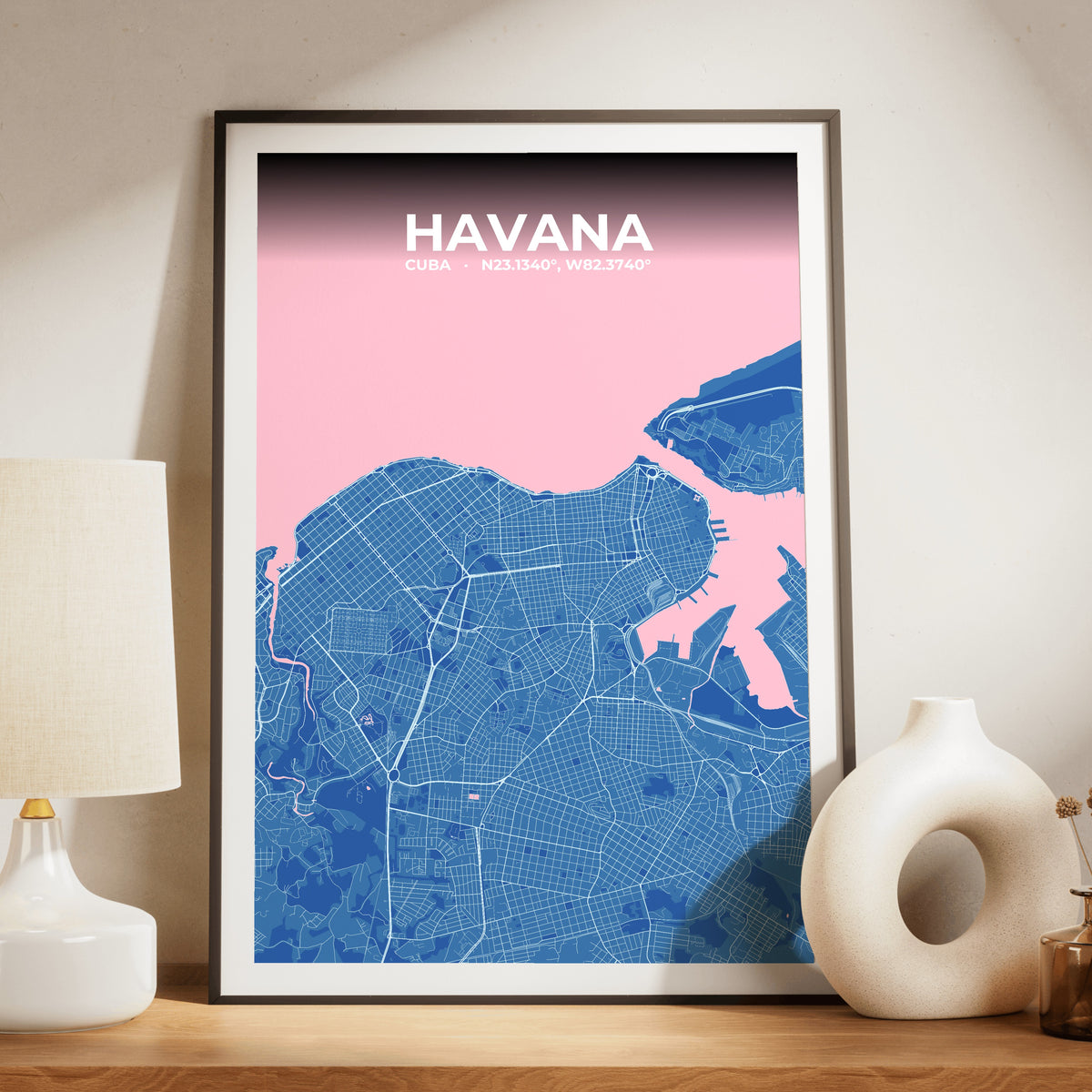 Havana Candy Map Poster