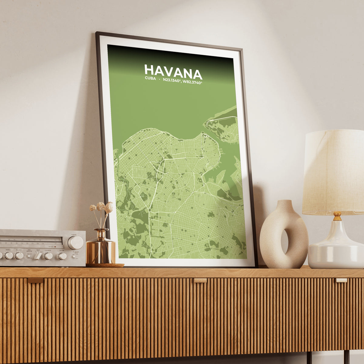 Havana Grove Map Poster