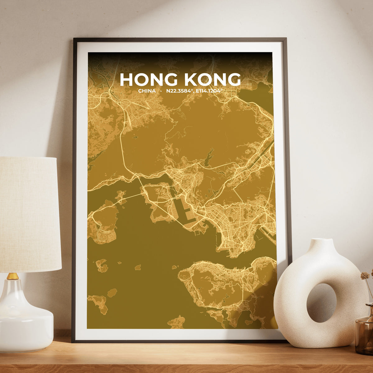 Hong Kong Forge Map Poster