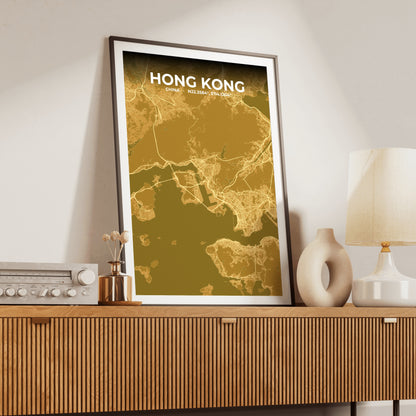 Hong Kong Forge Map Poster