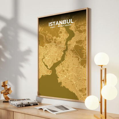 Istanbul Forge Map Poster
