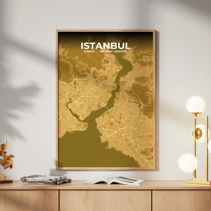 Istanbul Forge Map Poster