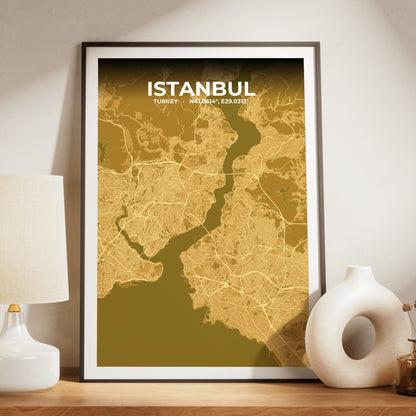 Istanbul Forge Map Poster