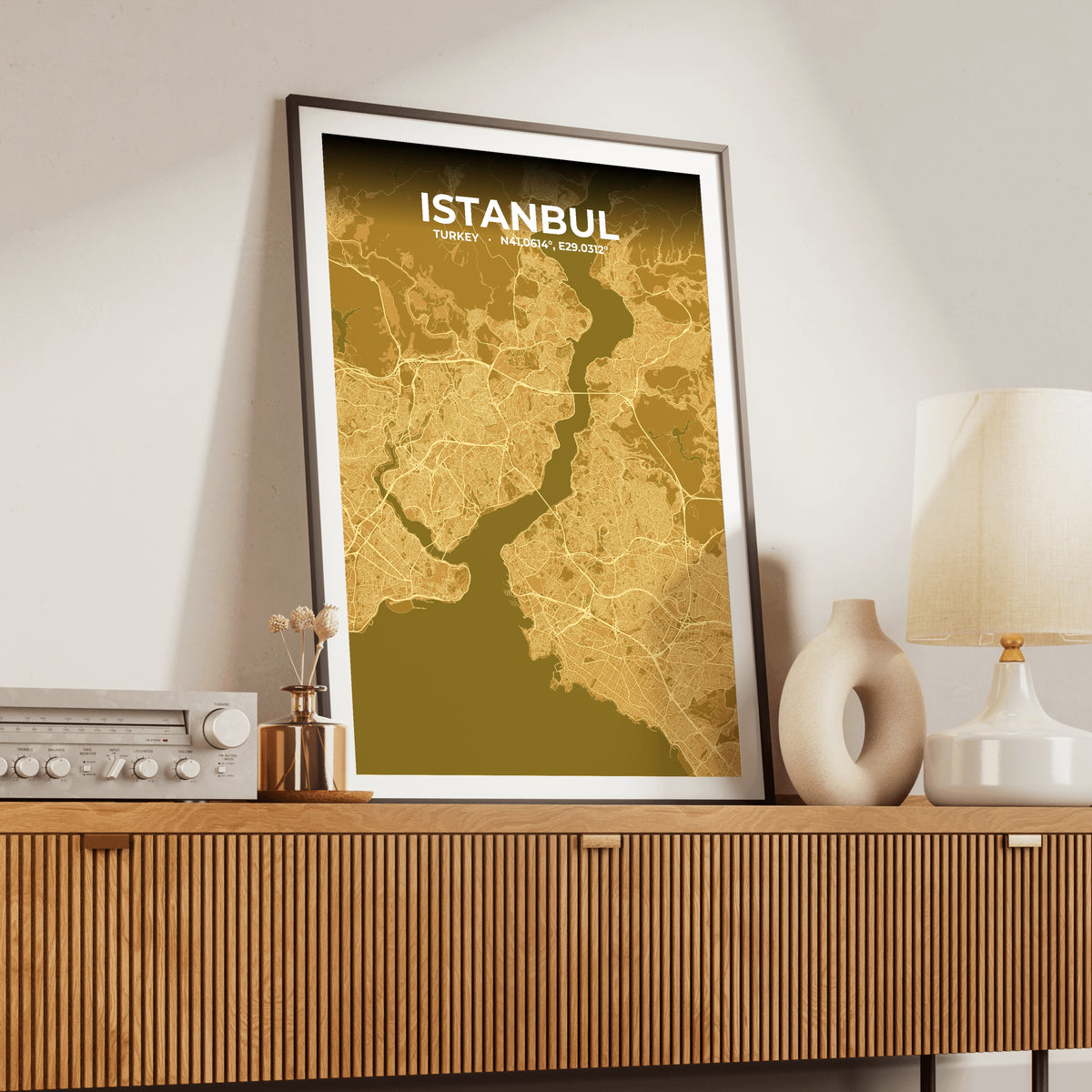 Istanbul Forge Map Poster