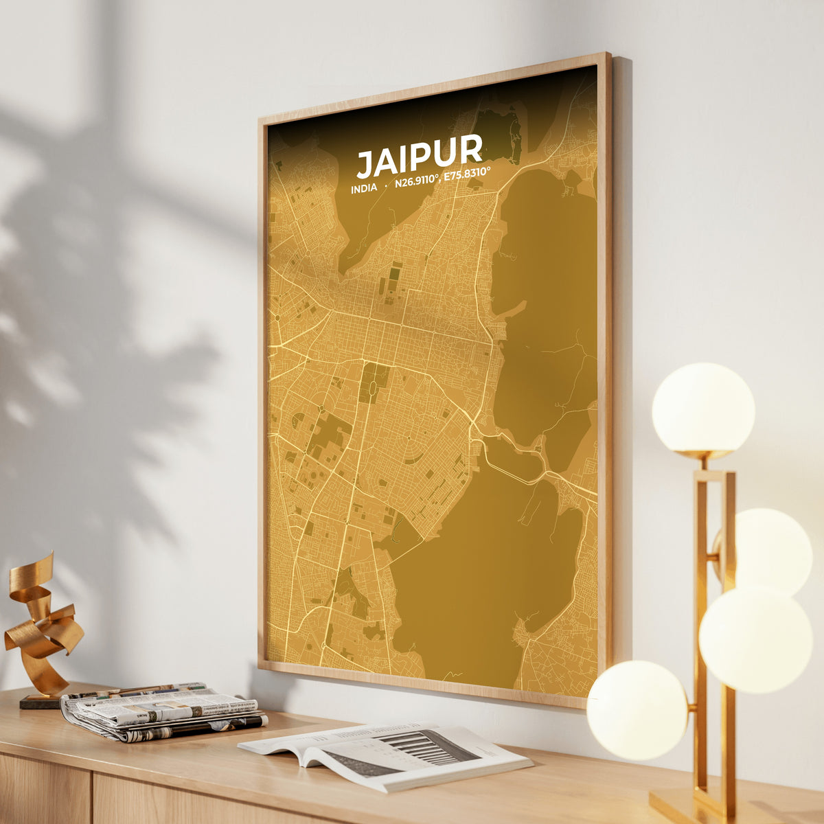 Jaipur Forge Map Poster