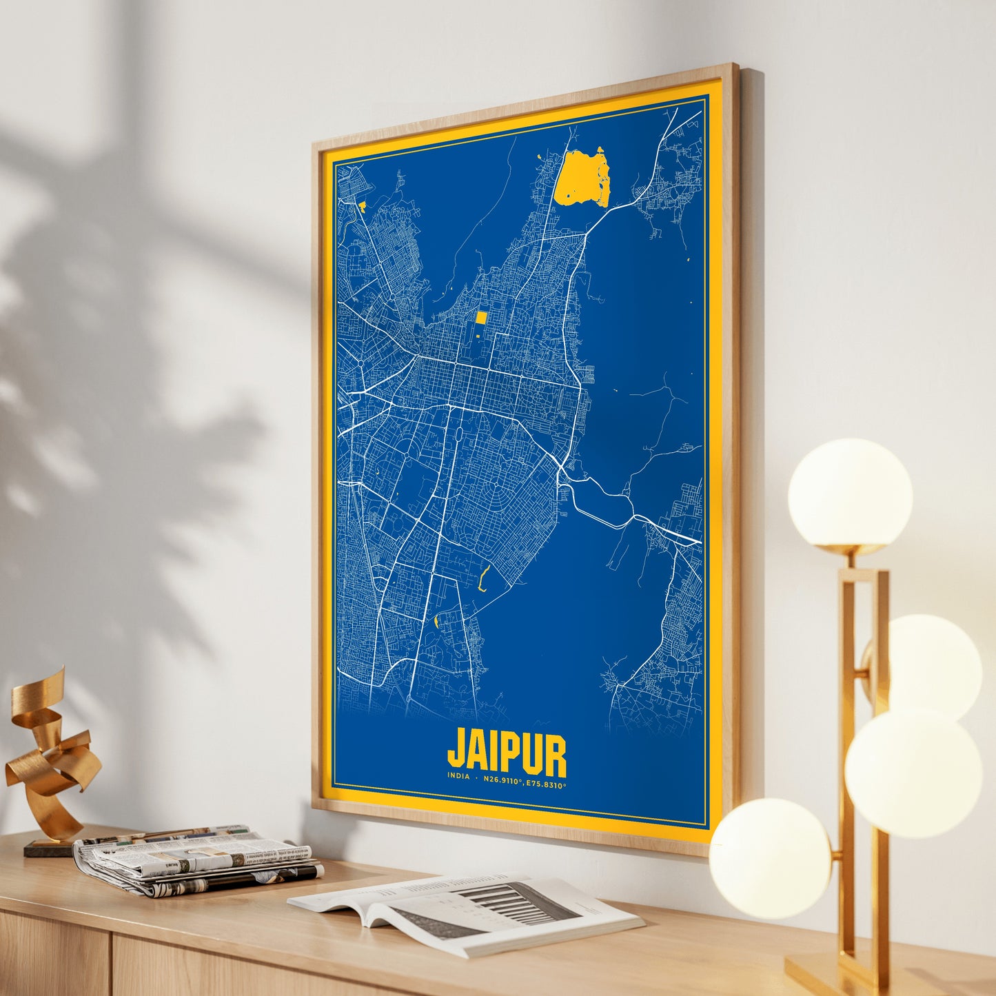 Jaipur Blockbuster Map Poster