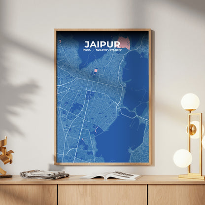 Jaipur Candy Map Poster
