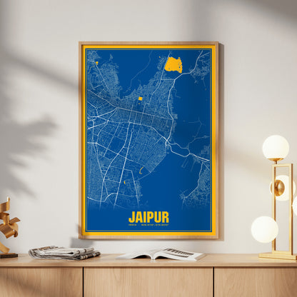 Jaipur Blockbuster Map Poster