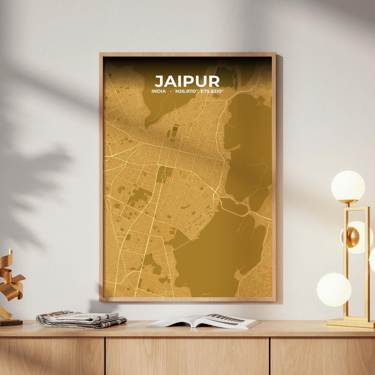 Jaipur Forge Map Poster