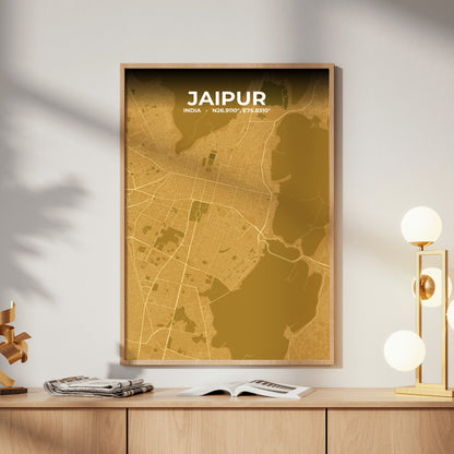 Jaipur Forge Map Poster