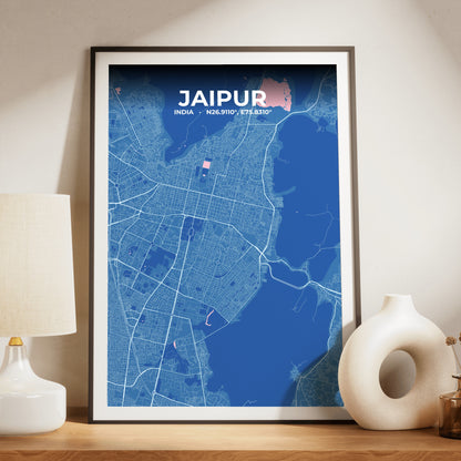 Jaipur Candy Map Poster