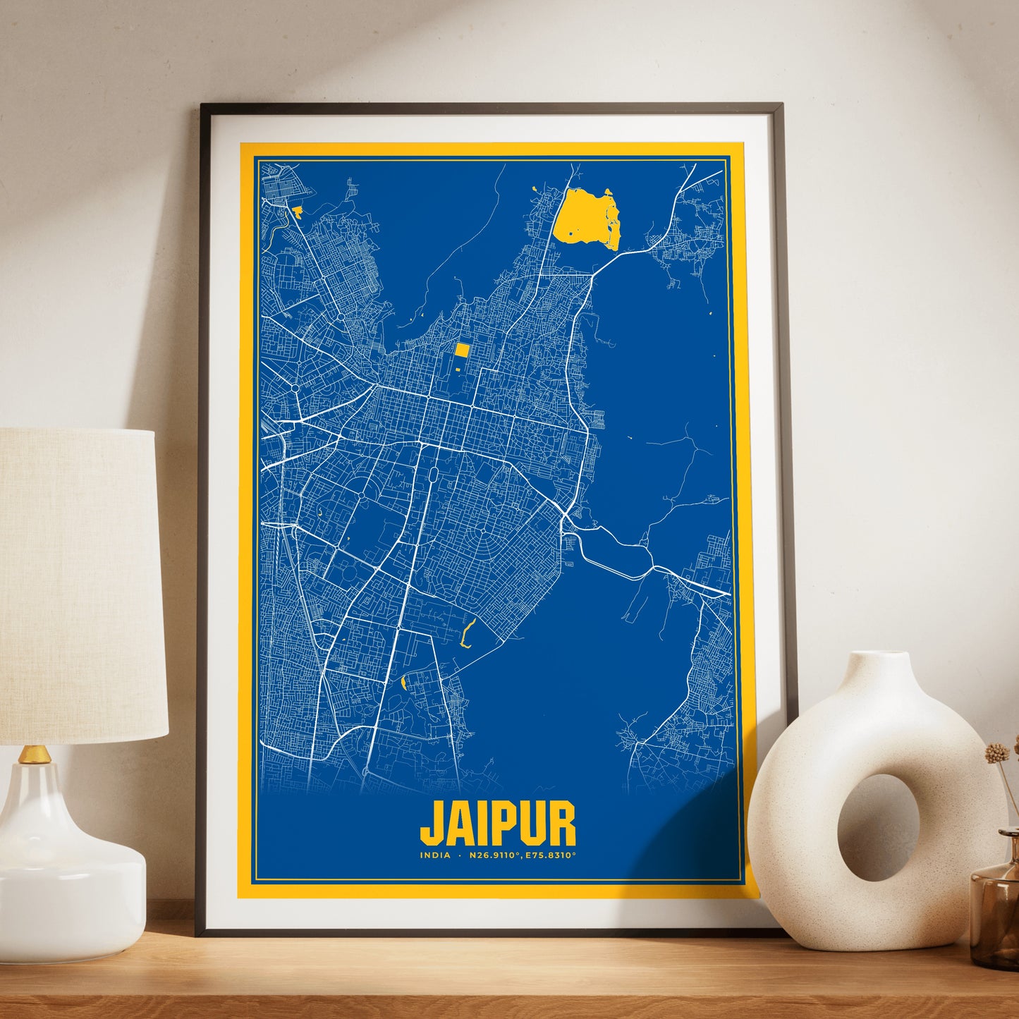 Jaipur Blockbuster Map Poster