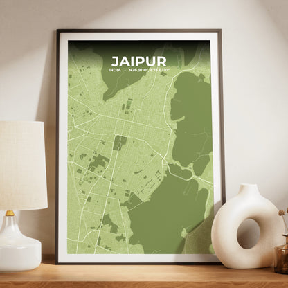 Jaipur Grove Map Poster