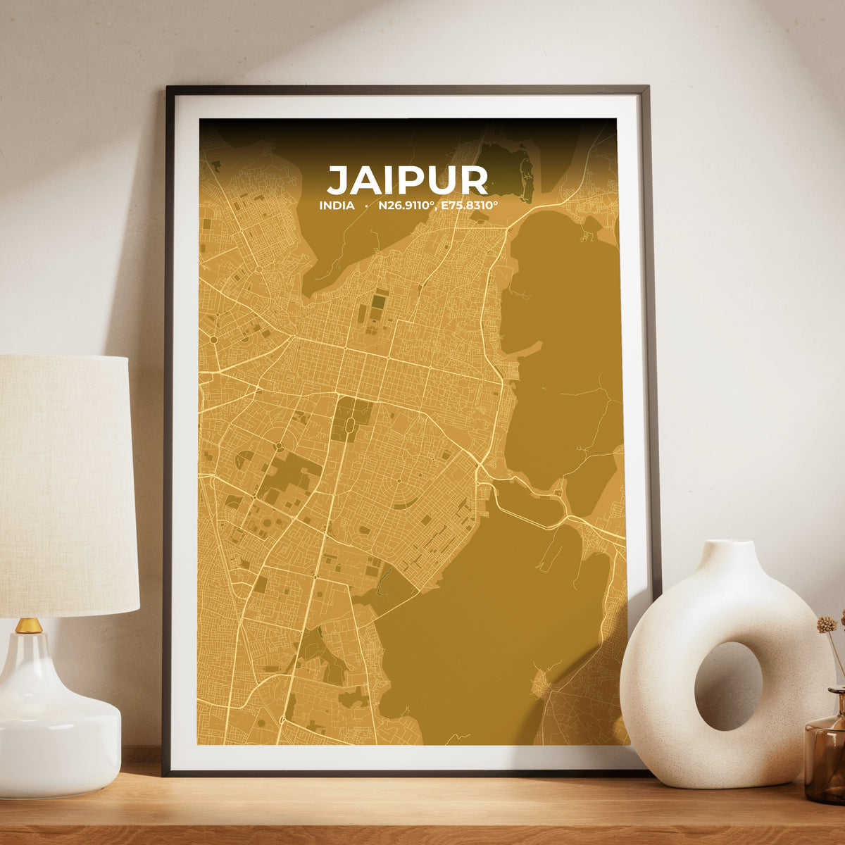 Jaipur Forge Map Poster