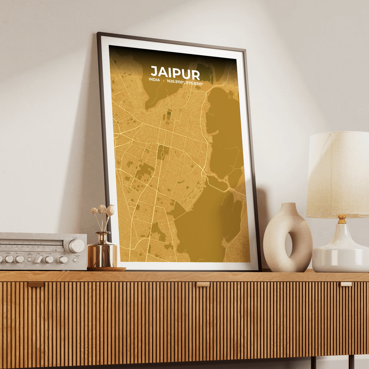 Jaipur Forge Map Poster