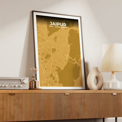 Jaipur Forge Map Poster