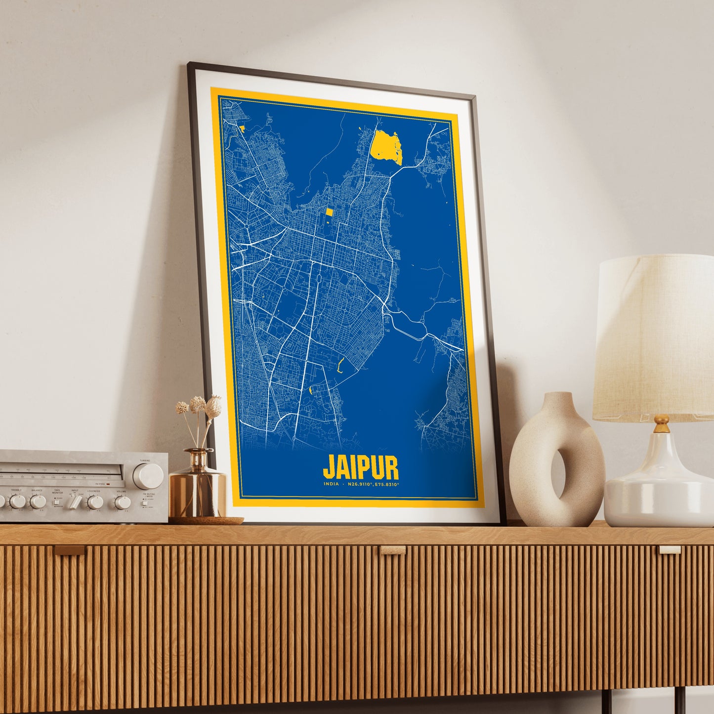 Jaipur Blockbuster Map Poster
