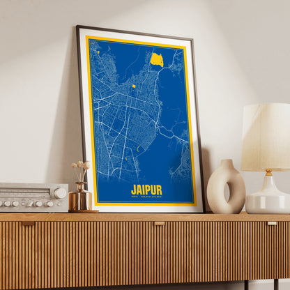Jaipur Blockbuster Map Poster