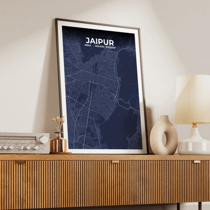 Jaipur Tide Map Poster
