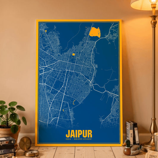 Jaipur Blockbuster Map Poster