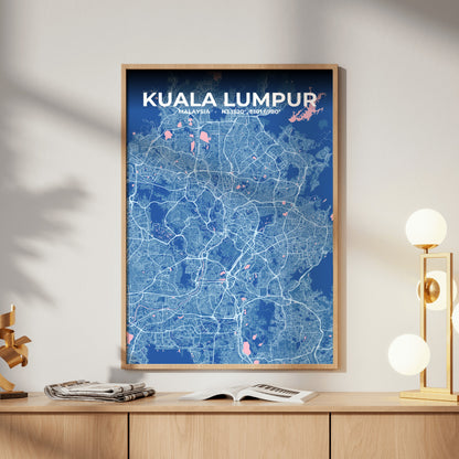 Kuala Lumpur Candy Map Poster