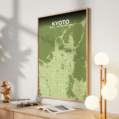 Kyoto Grove Map Poster