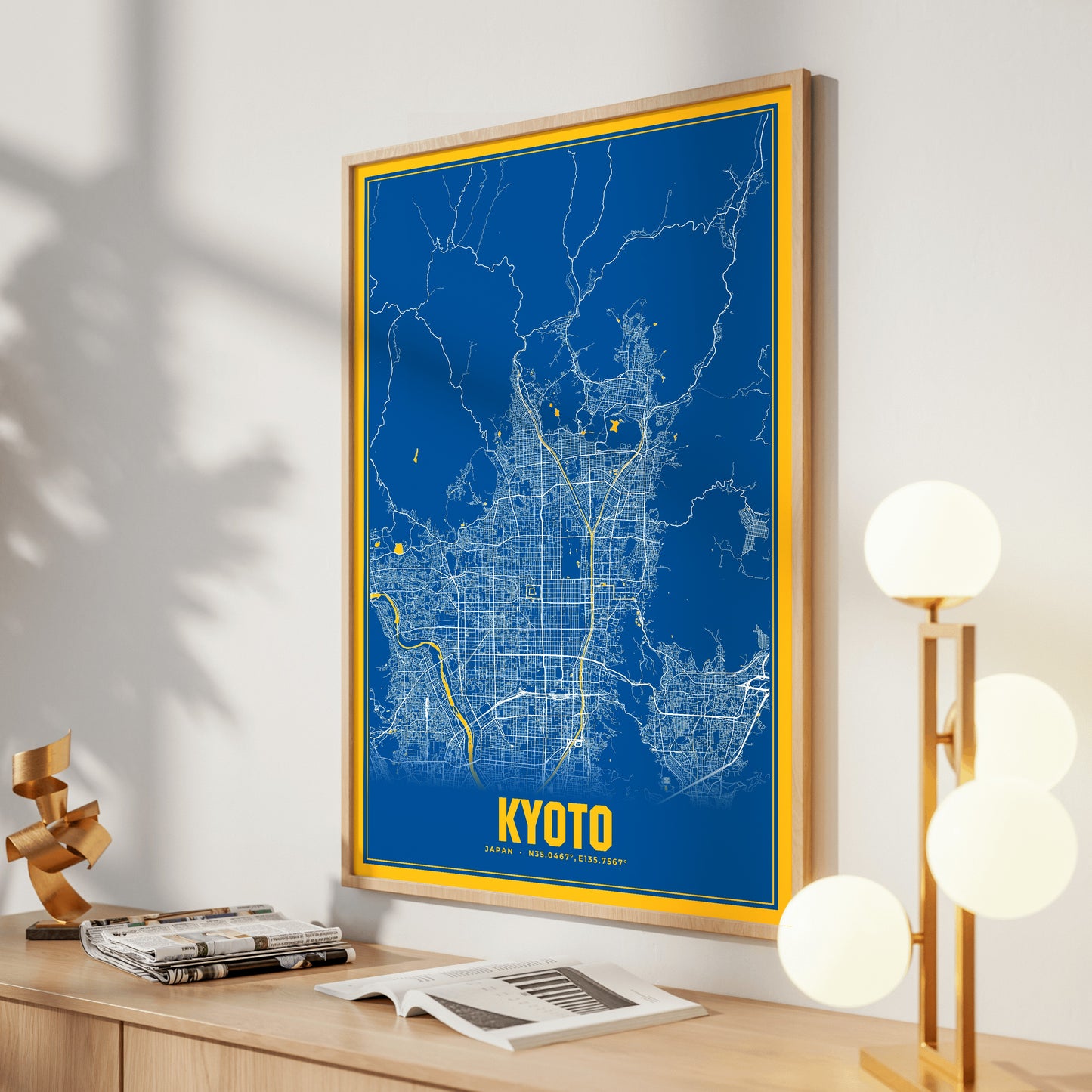 Kyoto Blockbuster Map Poster