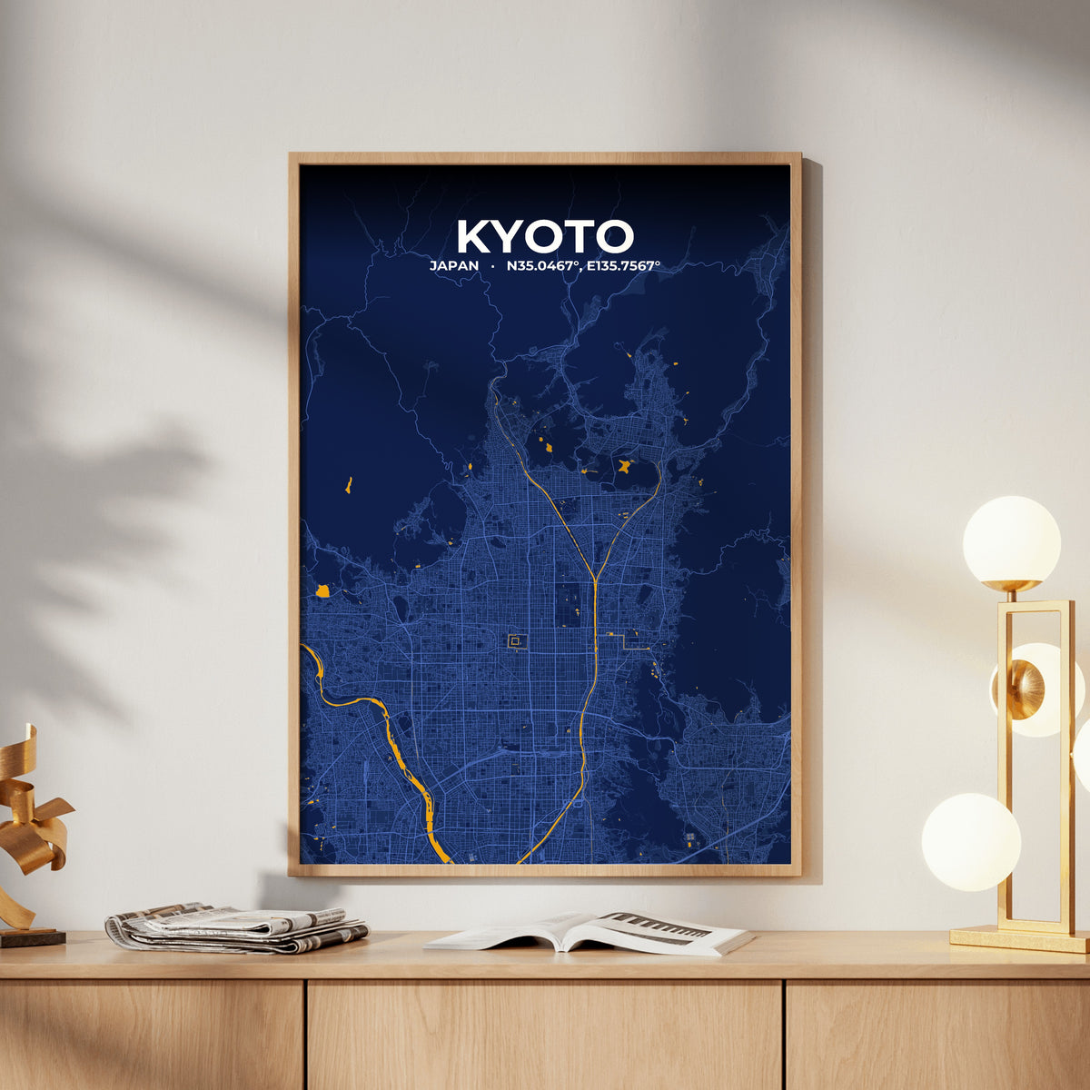 Kyoto Ink Map Poster